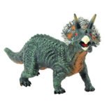 GizmoVine Jumbo Dinosaur 12 Inch Triceratops Educational Figurine for Kids