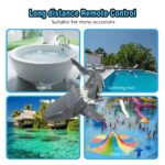 GizmoVine T07 Remote Control Simulation Shark USB Rechargeable for Swimming Pool, Pond Toy - Image 5