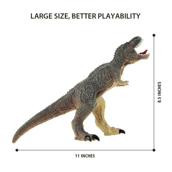 GizmoVine Jumbo Dinosaurs 12 Inch Tyrannosaurus Rex Educational Figurine for Kids - Image 7