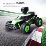 Gizmovine HQ02 Wify Remote Control Car with Camera, High Speed Racing Off-Road RC Cars with 2 Rechargeable Batteries, Waterproof RC Monster Trucks Buggy Vehicle Electric Toy Cars for All Kids Boy, Green - Image 5