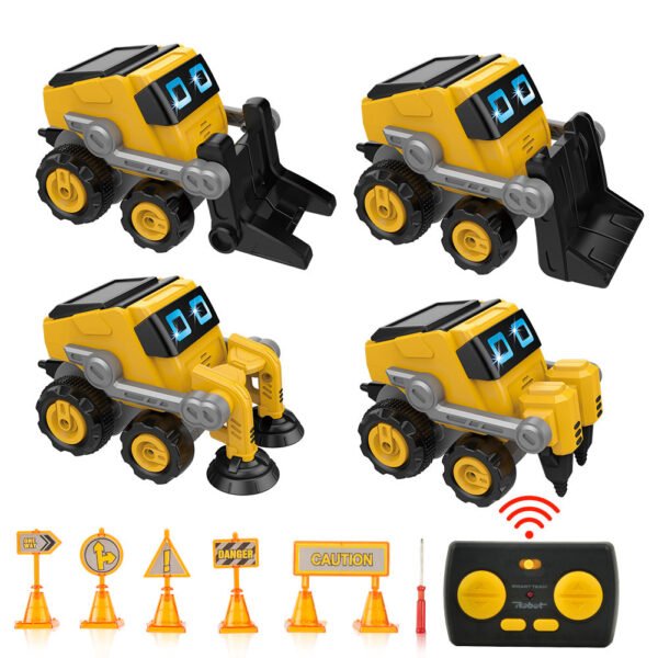 GizmoVine Remote Control Robot Drillor, Construction Toy Set - Image 3