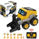 GizmoVine Remote Control Robot Forklift Construction Truck Toy Set