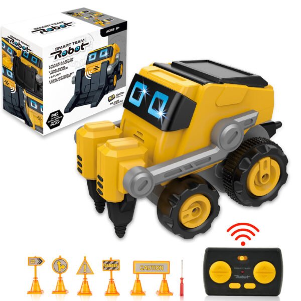 GizmoVine Remote Control Robot Drillor, Construction Toy Set - Image 2