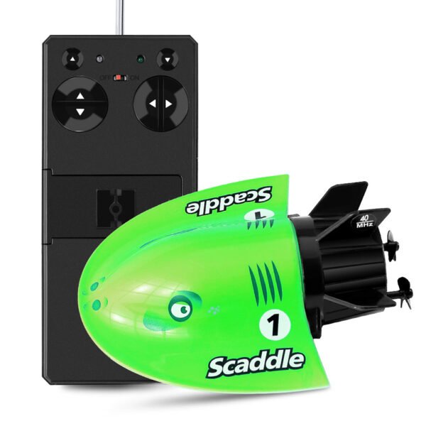 GizmoVine T08 Remote Control Submarine RC Rechargeable for Pools and Ponds, Green - Image 2