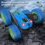 GizmoVine K03 Remote Control Stunt Car 4WD 2.4Ghz Double Sided Rotating 360° Flips - Image 12
