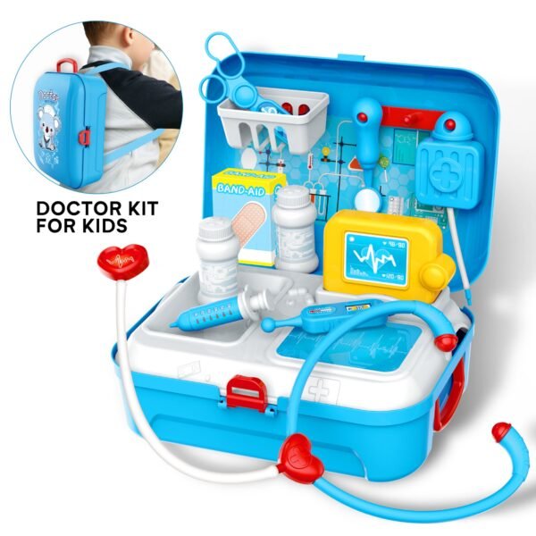 GizmoVine 17 pcs Doctor Kit for Kids, Gifts for Boys Girls, Realistic Pretend Medical Kit Toys - Image 2