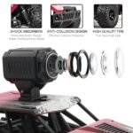 Gizmovine HQ02 Wify Remote Control Car with Camera, High Speed Racing Off-Road RC Cars with 2 Rechargeable Batteries, Waterproof RC Monster Trucks Buggy Vehicle Electric Toy Cars for All Kids Boy, Red - Image 2