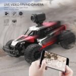 Gizmovine HQ02 Wify Remote Control Car with Camera, High Speed Racing Off-Road RC Cars with 2 Rechargeable Batteries, Waterproof RC Monster Trucks Buggy Vehicle Electric Toy Cars for All Kids Boy, Red - Image 3