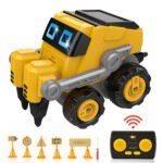 GizmoVine Remote Control Robot Drillor, Construction Toy Set