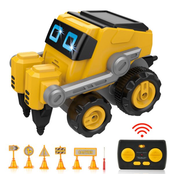 GizmoVine Remote Control Robot Drillor, Construction Toy Set - Image 1