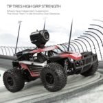 Gizmovine HQ02 Wify Remote Control Car with Camera, High Speed Racing Off-Road RC Cars with 2 Rechargeable Batteries, Waterproof RC Monster Trucks Buggy Vehicle Electric Toy Cars for All Kids Boy, Red - Image 4