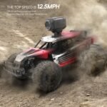 Gizmovine HQ02 Wify Remote Control Car with Camera, High Speed Racing Off-Road RC Cars with 2 Rechargeable Batteries, Waterproof RC Monster Trucks Buggy Vehicle Electric Toy Cars for All Kids Boy, Red - Image 5