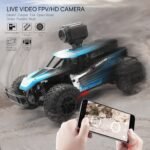 Gizmovine HQ02 Wify Remote Control Car with Camera, High Speed Racing Off-Road RC Cars with 2 Rechargeable Batteries, Waterproof RC Monster Trucks Buggy Vehicle Electric Toy Cars for All Kids Boy, Blue - Image 3