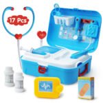 GizmoVine 17 pcs Doctor Kit for Kids, Gifts for Boys Girls, Realistic Pretend Medical Kit Toys - Image 12