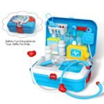 GizmoVine 17 pcs Doctor Kit for Kids, Gifts for Boys Girls, Realistic Pretend Medical Kit Toys - Image 4