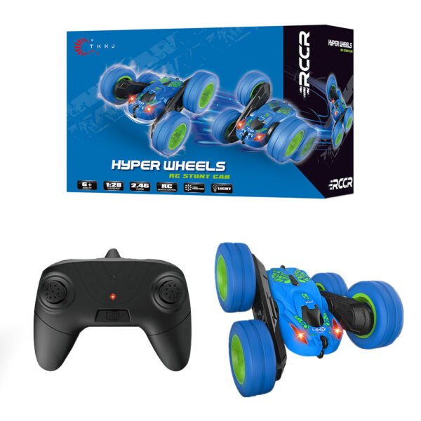 GizmoVine K03 Remote Control Stunt Car 4WD 2.4Ghz Double Sided Rotating 360° Flips - Image 2