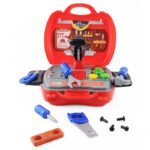 GizmoVine Workbench and Construction Toy Tool Kit, 19 PCs Toddler Pretend Play Tool Box - Image 5