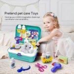 GizmoVine Dog Grooming Doctor Kit, Puppy Carrier Pretend Play Set - Image 4