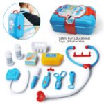 GizmoVine 17 pcs Doctor Kit for Kids, Gifts for Boys Girls, Realistic Pretend Medical Kit Toys - Image 5