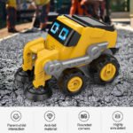 GizmoVine Remote Control Robot Sweeper, Construction Truck Toy Set
