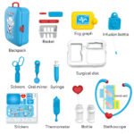 GizmoVine 17 pcs Doctor Kit for Kids, Gifts for Boys Girls, Realistic Pretend Medical Kit Toys - Image 6