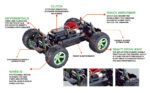 GizmoVine Remote Control Car Hobbyist 4x4 FY15 RC Truck, [1:16 Scale 45 Km/h High Speed IPX-5 Water Resist] Off Road Racing Electric 4WD Monster Truck Toy Vehicle with Rechargeable Batteries for Adult Boys - Image 10