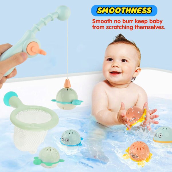 GizmoVine Magnetic Fishing Bathtub Toys, Bathroom Water Toys for Kids Baby and Toddlers - Image 7