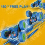 GizmoVine K03 Remote Control Stunt Car 4WD 2.4Ghz Double Sided Rotating 360° Flips - Image 4