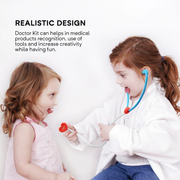 GizmoVine 17 pcs Doctor Kit for Kids, Gifts for Boys Girls, Realistic Pretend Medical Kit Toys - Image 9