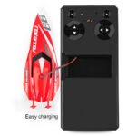 GizmoVine T05 Mini Remote Control Speed Boat for Pools and Ponds, Red - Image 5