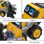 GizmoVine Remote Control Robot Forklift Construction Truck Toy Set - Image 7