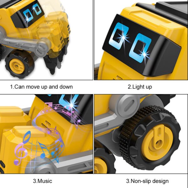 GizmoVine Remote Control Robot Drillor, Construction Toy Set - Image 7