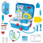 GizmoVine 17 pcs Doctor Kit for Kids, Gifts for Boys Girls, Realistic Pretend Medical Kit Toys