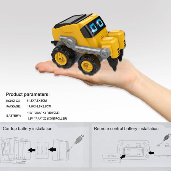 GizmoVine Remote Control Robot Drillor, Construction Toy Set - Image 8