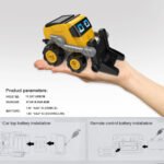 GizmoVine Remote Control Robot Forklift Construction Truck Toy Set - Image 8