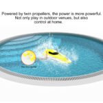 GizmoVine T05 Mini Remote Control Speed Boat for Pools and Ponds, Yellow - Image 6
