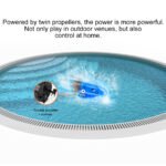 GizmoVine T08 Remote Control Submarine RC Rechargeable for Pools and Ponds, Blue - Image 6