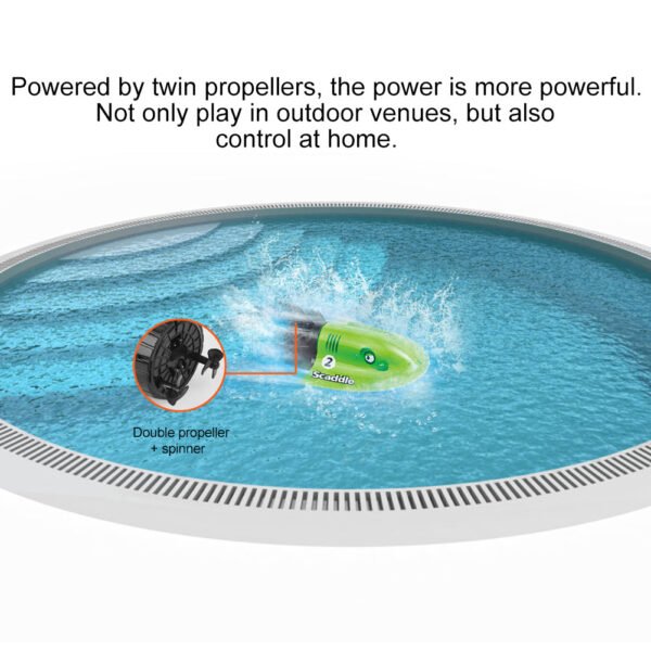 GizmoVine T08 Remote Control Submarine RC Rechargeable for Pools and Ponds, Green - Image 6