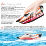 GizmoVine T06 Mini Remote Control Double Hull Speed Boat for Pools and Ponds, Red - Image 7