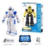 GizmoVine Remote Control Robot for Kids Intelligent Programmable with Infrared Controller, Dancing, Singing, Led Eyes, Gesture Sensing, Yellow - Image 5