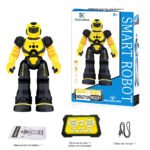 GizmoVine Remote Control Robot for Kids Intelligent Programmable with Infrared Controller, Dancing, Singing, Led Eyes, Gesture Sensing, Yellow - Image 6