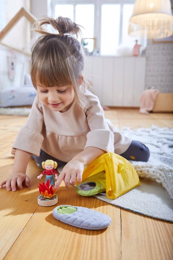 Little Friends Camping Trip Play Set with Sleeping Bags - Image 3
