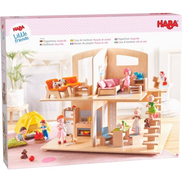 Little Friends Dollhouse Town Villa with Furniture - Image 7