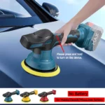 Car Polisher 8-Speed Adjustable Electric Waxing Sanding Sealing Glaze Tool Compatible with Makita Dewalt Milwaukee 20V