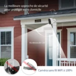 2K/3MP wireless outdoor security Camera 5200 mah battery powered PIR body detection night vision with spotlight two-way call - Image 6