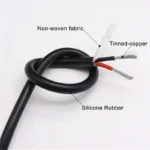 1-10M Black Flexible Silicone Wire Square 0.3/0.5/0.75/1/1.5/2/2.5/4/6 mm x 2/3/4/6 Cores Tinned Copper High Temperature Cable - Image 4