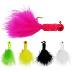 20/10PCS Fishing Lure Feather Jig Head Fly Fishing Hooks Butterfly Insects Style Salmon Flies Trout Single Lure Fishing Tackles - Image 4