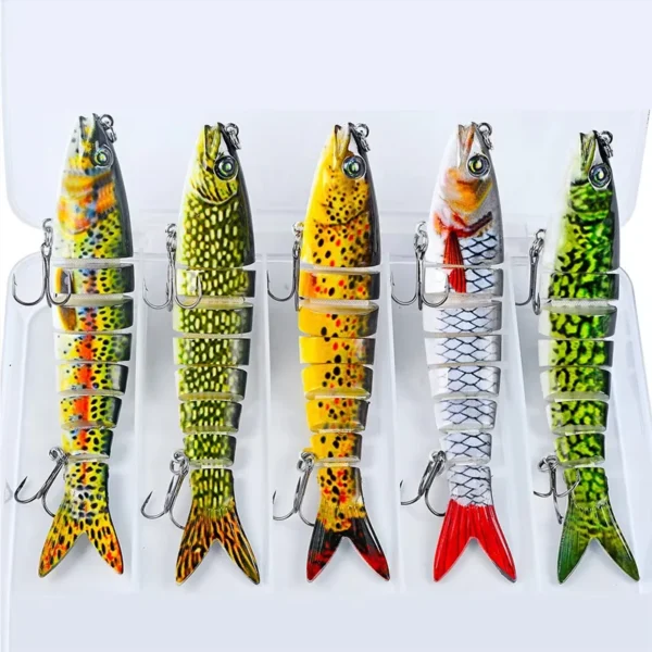 New Sinking Wobblers Multi Joint Fishing Lures Jointed Crankbait Swimbait Segment Hard Artificial Baits For Fishing Tackle Lures - Image 6
