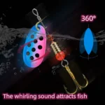 10pcs/Set Crankbaits Fishing Spinner Fishing Lures Wobblers Metal Sequin Trout Spoon With Hooks for Carp Artificial Fishing Bait - Image 4