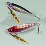 Metal Saltwater Fishing Lures Vertical Slow Pitch Fishing Hooks Fishing Jigging Spoon with Assist Hooks Artificial Bait Tackle - Image 4